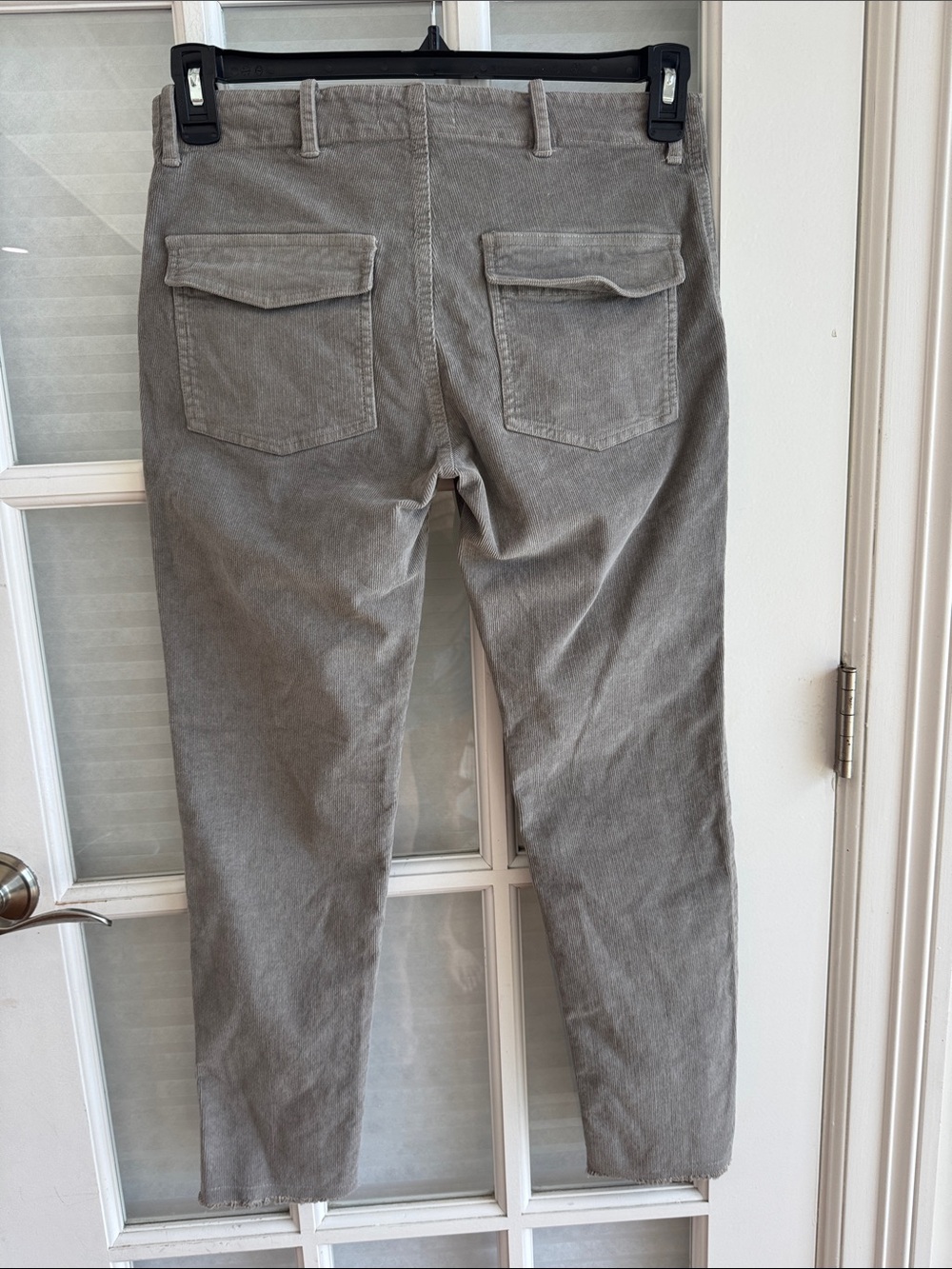 Nili Lotan Gray Corduroy Utility Pants Women Workwear Size 4 N.L. Issue 2609988 - Picture 2 of 12